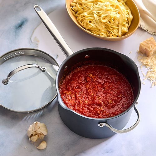 4-qt. (3.8-L) Brilliance Nonstick Sauce Pan - Image 4