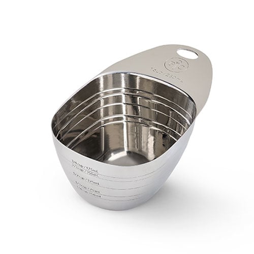 Large Stainless Steel Measuring Scoop - Image 2
