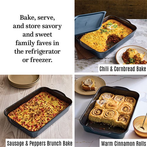 9″ x 13″ (23-cm x 33-cm) Brilliance Nonstick Baking Pan With Lid - Image 3