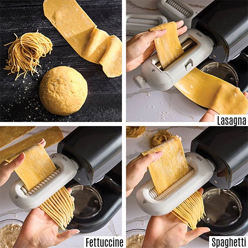 Deluxe Stand Mixer 3-Piece Pasta Roller & Cutter Set - Image 3