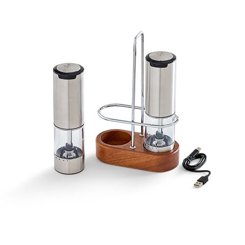 Electric Salt & Pepper Grinder Set - Image 2