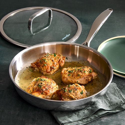 10″ (25-cm) Stainless Steel Skillet