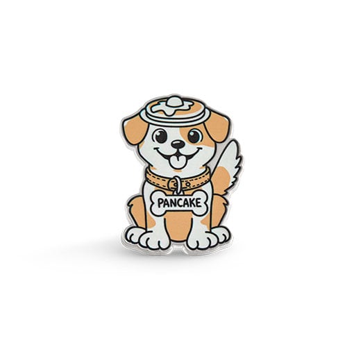 Pancake the Puppy Pin - Image 2