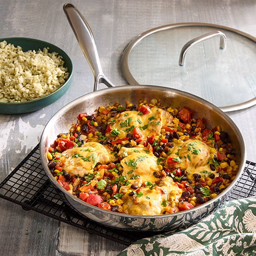 12″ (30-cm) Stainless Steel Skillet