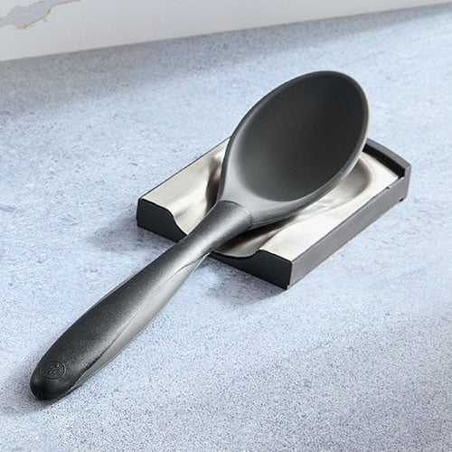 Stainless Steel Rotating Utensil Holder - Image 5