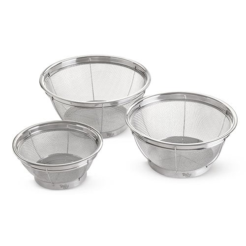 Stainless Steel Mesh Colander Set - Image 2